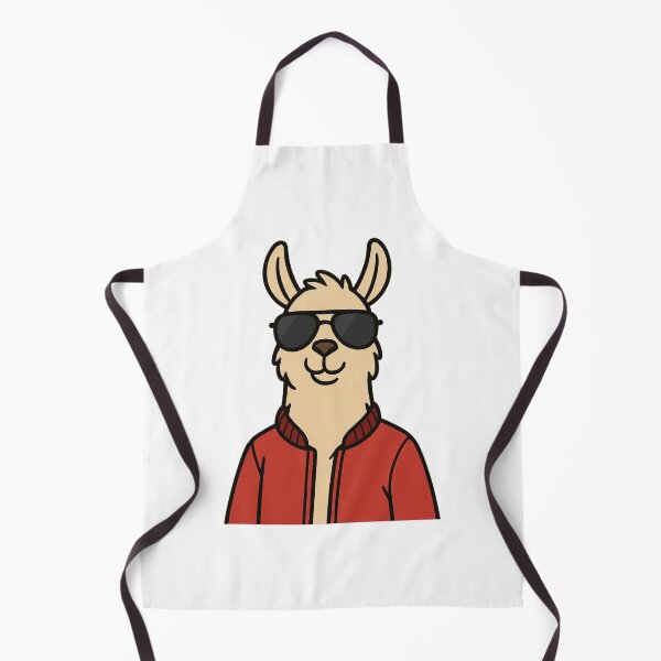 Item preview, Cool Llama in Aviators and Bomber Jacket – Funny Animal Design designed and sold by Confuzz1ed.