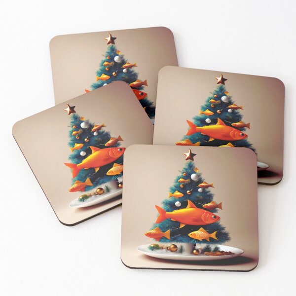 Item preview, Fish Christmas Tree for Gourmets. designed and sold by Zofia Sosnecka.