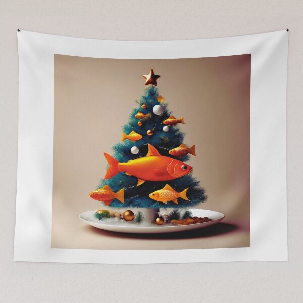 Item preview, Fish Christmas Tree for Gourmets. designed and sold by Zofia Sosnecka.