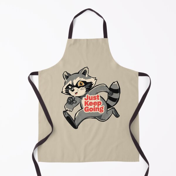 Item preview, JUST KEEP GOING RACCOON designed and sold by BKDIGITALSHOP.