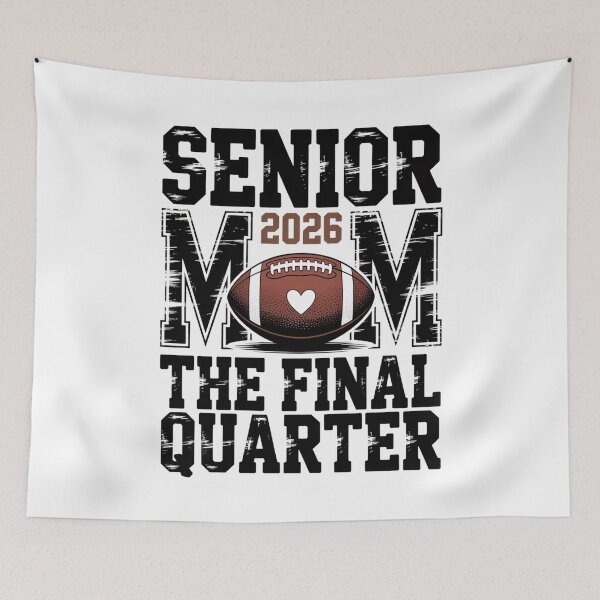 Item preview, Senior 2026 Football Mom The Final Quarter designed and sold by Gogetgiggles.