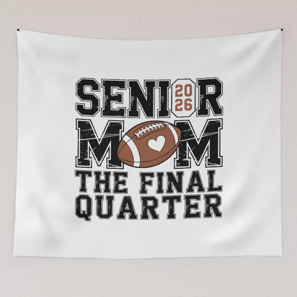 Item preview, Senior 2026 Football Mom The Final Quarter designed and sold by Gogetgiggles.