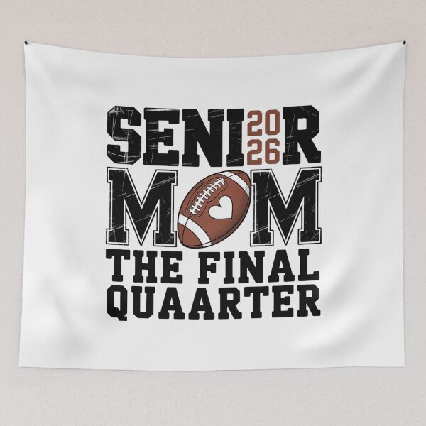 Item preview, Senior 2026 Football Mom The Final Quarter designed and sold by Gogetgiggles.