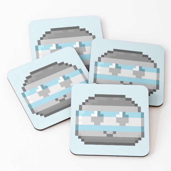 Item preview, Demiboy Pride Pixel Slime designed and sold by Lilac-Cat.