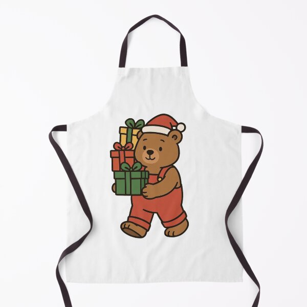 Item preview, Christmas Bear Carrying Presents – Festive Holiday Character designed and sold by Confuzz1ed.