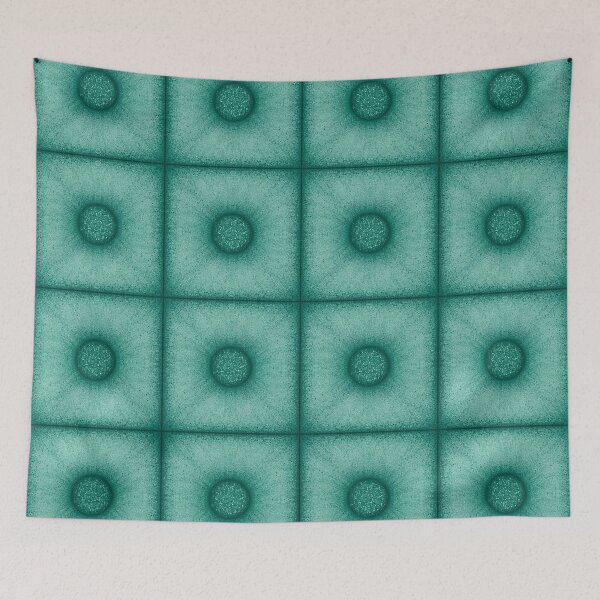 Item preview, Pattern of "Poof" tile in the aquamarine color designed and sold by Cherevan.