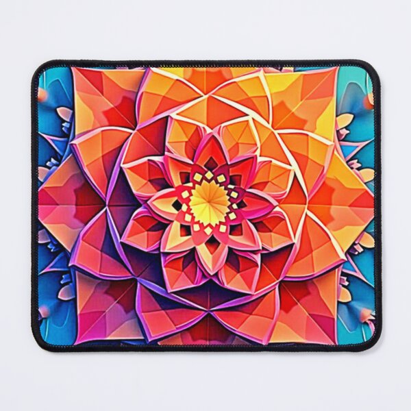 Item preview, Abstract Floral Prism Energy Print Art designed and sold by Health And Fitness Posts e-Store.