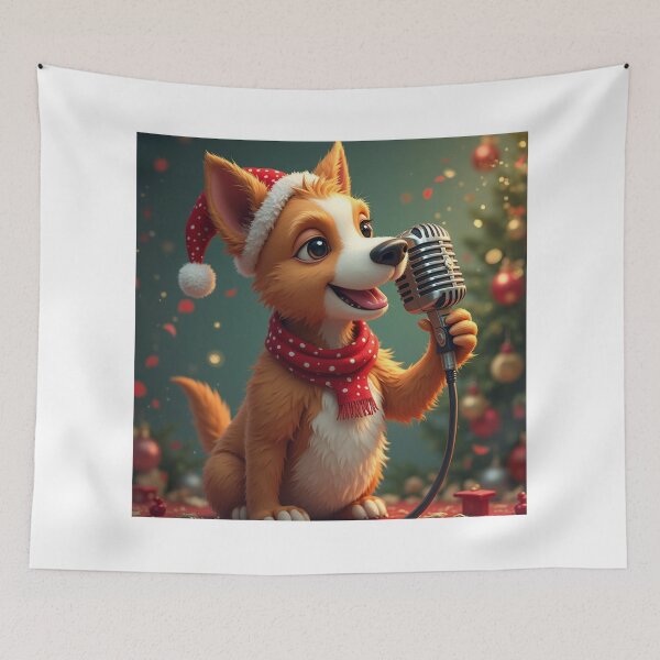 Item preview, Bark the Halls designed and sold by PetJoyPrintsCO.