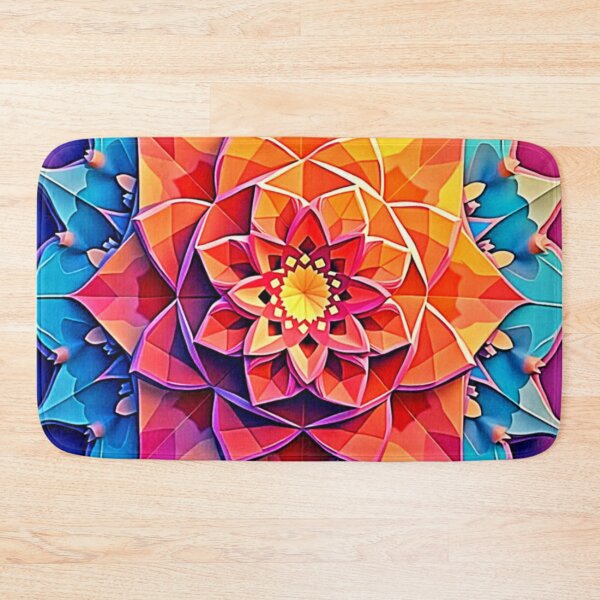 Item preview, Abstract Floral Prism Energy Print Art designed and sold by Health And Fitness Posts e-Store.