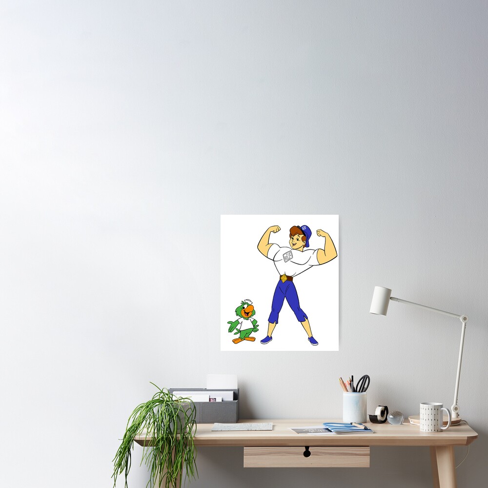 Sinbad Jr And His Magic Belt Cartoon Poster By Gsunrise Redbubble