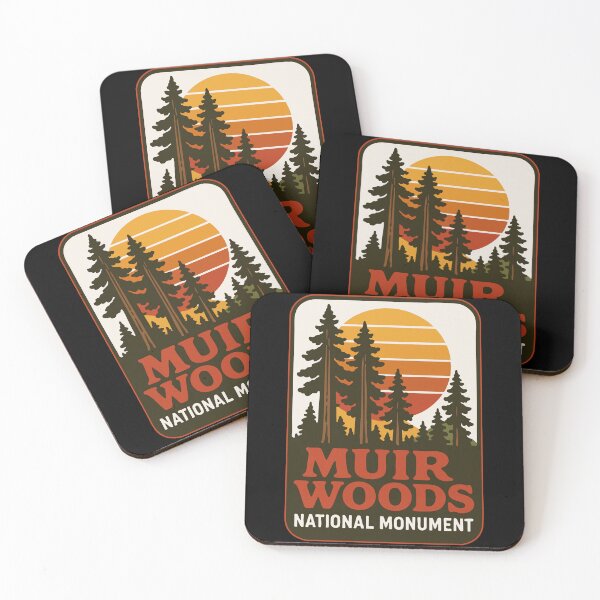 Item preview, Muir Woods National Monument Retro Vintage Travel designed and sold by TomFrontierArt.