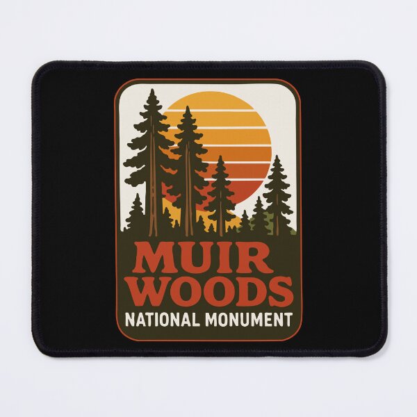 Item preview, Muir Woods National Monument Retro Vintage Travel designed and sold by TomFrontierArt.