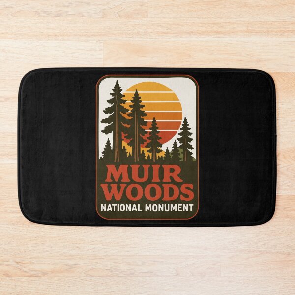 Item preview, Muir Woods National Monument Retro Vintage Travel designed and sold by TomFrontierArt.