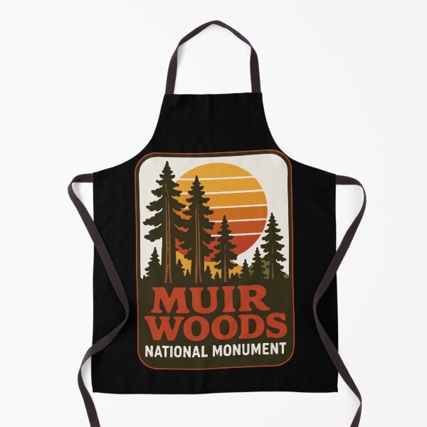 Item preview, Muir Woods National Monument Retro Vintage Travel designed and sold by TomFrontierArt.