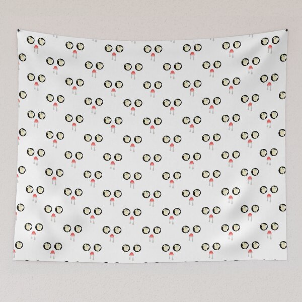 Item preview, Cute kawaii dollar bill pile eyes face pattern designed and sold by BlushyPrint.