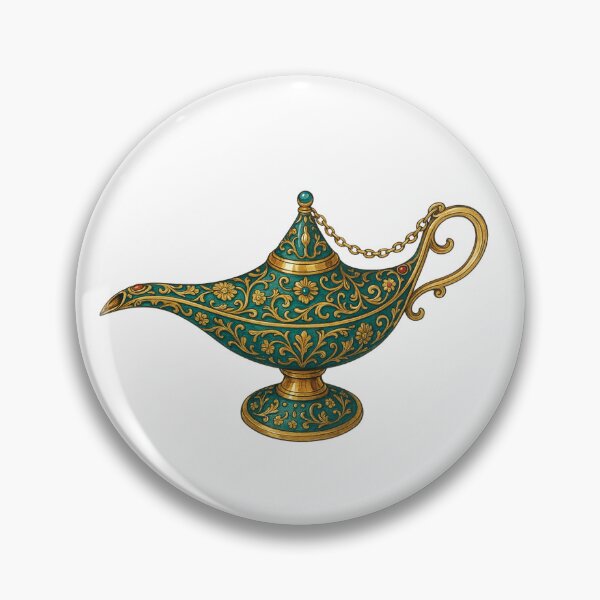 Item preview, Genie Aladin lamp Sticker designed and sold by loccotown168.