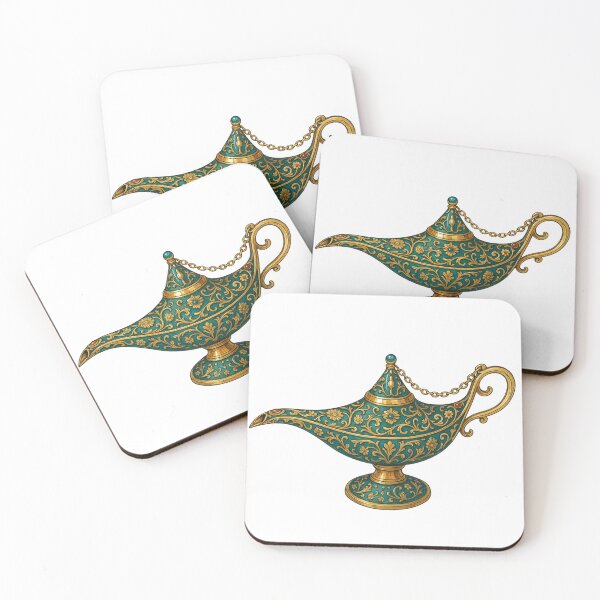 Item preview, Genie Aladin lamp Sticker designed and sold by loccotown168.