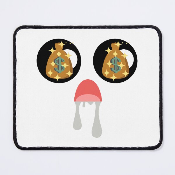 Item preview, Cute kawaii shiny money bag eyes face designed and sold by BlushyPrint.