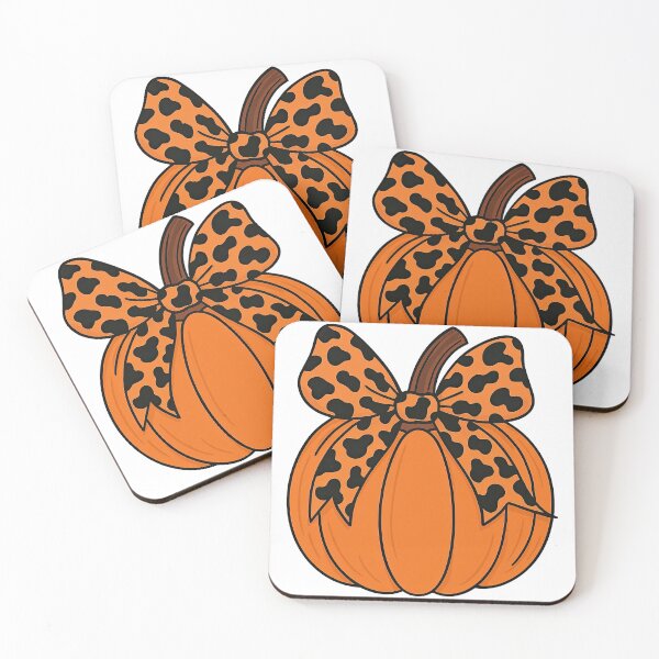 Item preview, Leopard Print Bow Pumpkin Design designed and sold by ArtfulWeave.