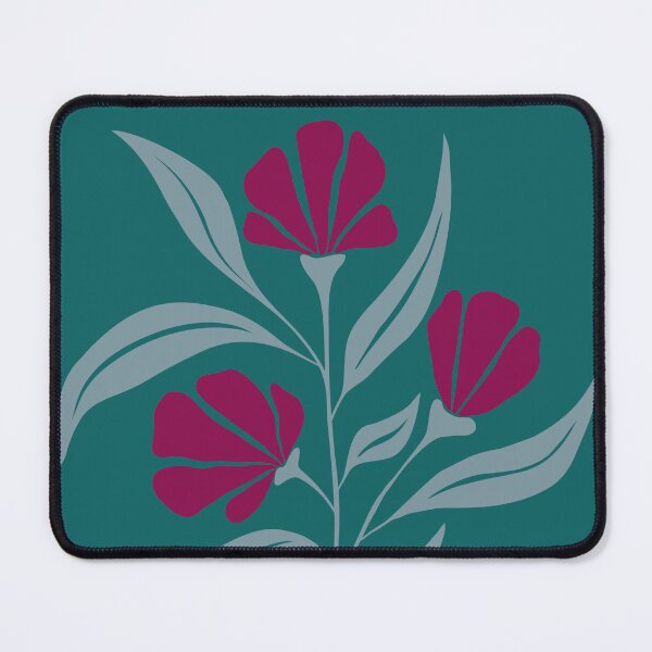 Item preview, Big Flowers in mulberry pie red designed and sold by EricaHarwig.