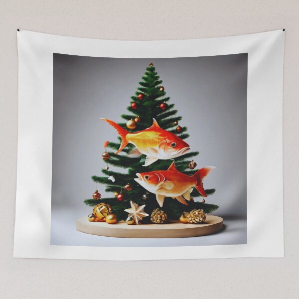 Item preview, Fish Christmas Tree for Gourmets. designed and sold by Zofia Sosnecka.
