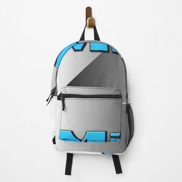 Item preview, Mill. Futuristic Logo Sticker - Minimalist Blue Gray Tech Decal designed and sold by Faali950.