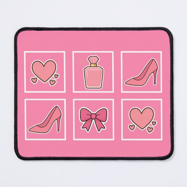 Item preview, Cute Feminine Pink Icon Set designed and sold by imperiumpublicitario .