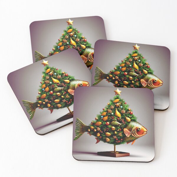 Item preview, Fish Christmas Tree for Gourmets. designed and sold by Zofia Sosnecka.
