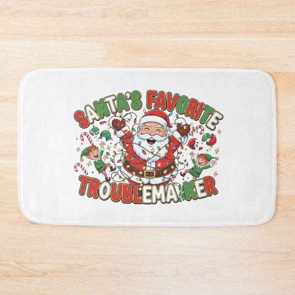 Item preview, Santa's Favorite Troublemaker Christmas Festival designed and sold by CreazyCreator77.