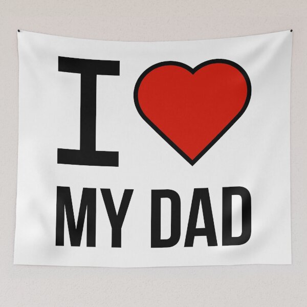Item preview, I love my dad  designed and sold by Rachel the Artist .