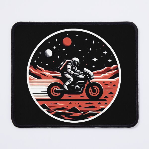 Item preview, Astronaut motorcycle riding at space designed and sold by Dogandesighn.