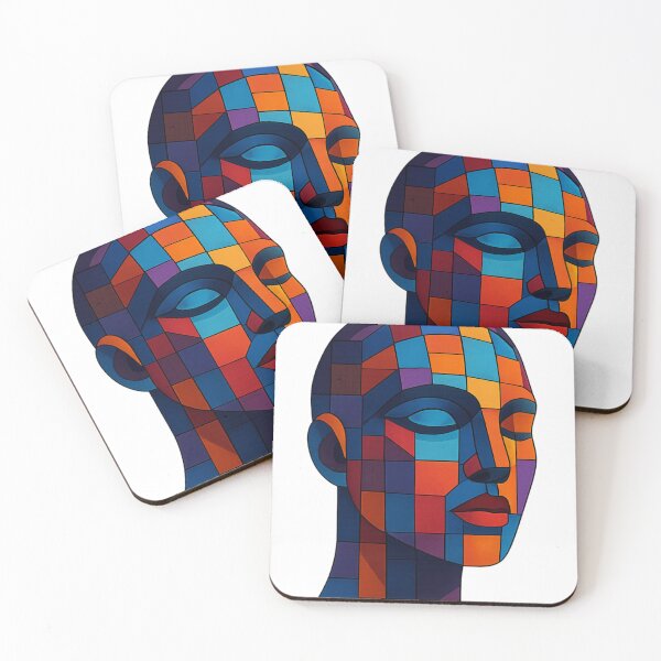 Item preview,  bold color blocks, creative expression, , artistic, décor, art, gift, shirt, geometric, expressive design, modern  designed and sold by KlgShop.