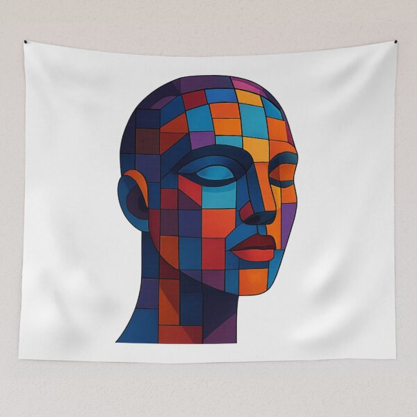 Item preview,  bold color blocks, creative expression, , artistic, décor, art, gift, shirt, geometric, expressive design, modern  designed and sold by KlgShop.