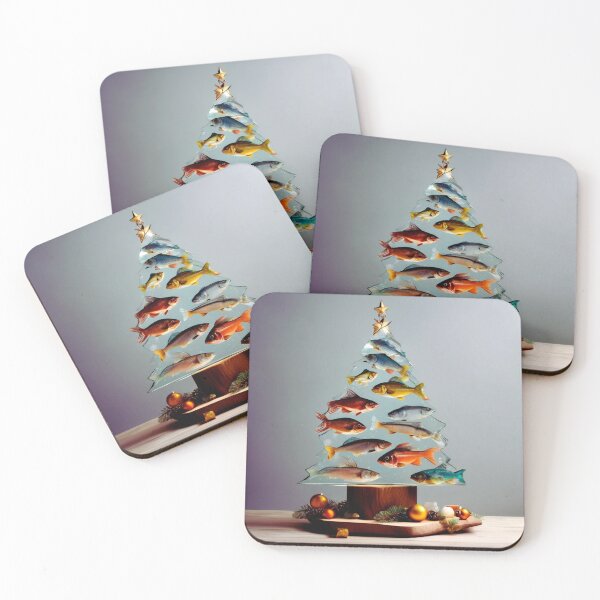 Item preview, Fish Christmas Tree for Gourmets. designed and sold by Zofia Sosnecka.