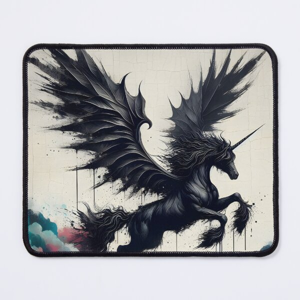 Item preview, Black Alicorn, Ai Generated Art designed and sold by ACC .