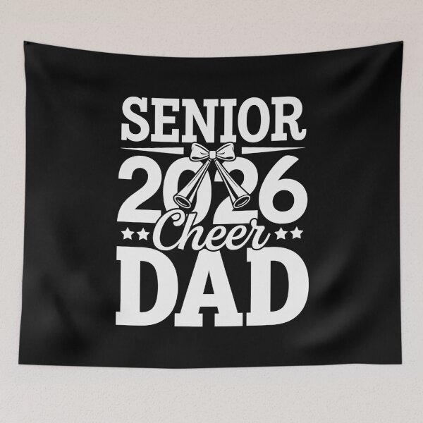 Item preview, Senior 2026 Cheer Dad Cheerleading Parent Design designed and sold by Gogetgiggles.