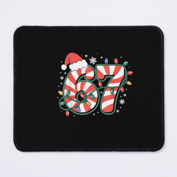 Item preview, 67 Six Seven Novelty Christmas Santa Hat Family Matching T-Shirt designed and sold by ArtFunDib.
