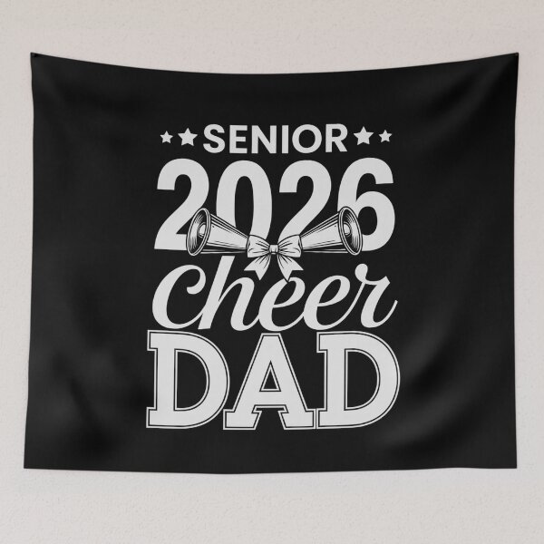 Item preview, Senior 2026 Cheer Dad Cheerleading Parent Design designed and sold by Gogetgiggles.