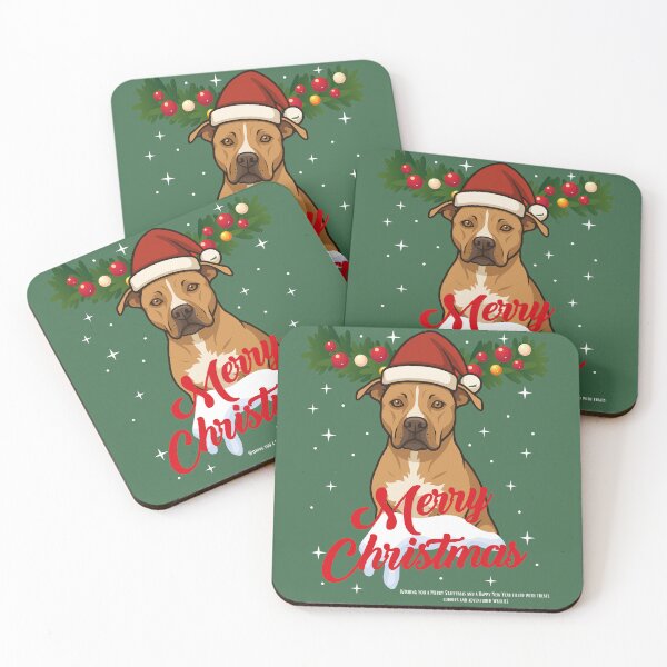 Item preview, Staffordshire Terrier Christmas & New Year 2026-American Stafford Terrier Christmas Decoration designed and sold by Brinax.