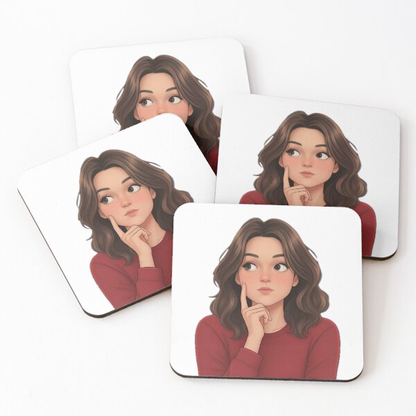 Item preview, Beautiful Girl in Red designed and sold by pranjalk88.