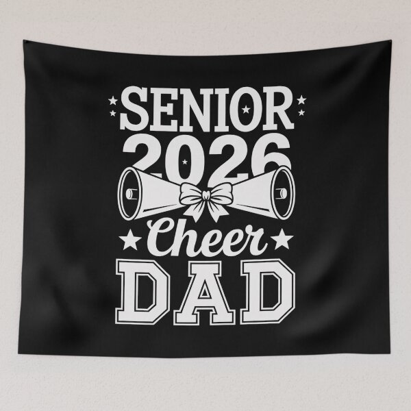 Item preview, Senior 2026 Cheer Dad Cheerleading Parent Design designed and sold by Gogetgiggles.
