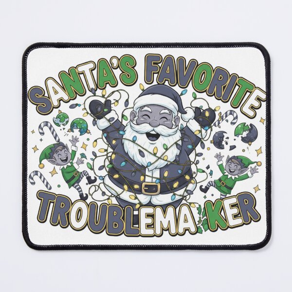 Item preview, Santa's Favorite Troublemaker Christmas Festival Humor designed and sold by CreazyCreator77.
