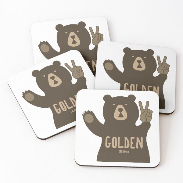 Item preview, Golden Colorado Peace Bear designed and sold by Esskay Designs.