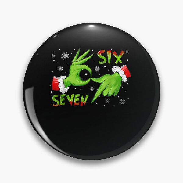 Item preview, 6 7 Six Seven Hand Gen Z Alpha Meme Slang Xmas Christmas designed and sold by ArtFunDib.