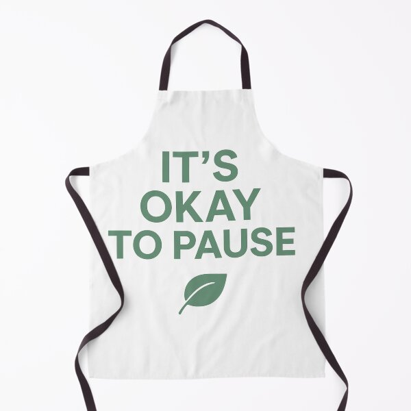 Item preview, It’s Okay to Pause: Mindfulness & Self-Care Minimalist Quote Design designed and sold by KlgShop.