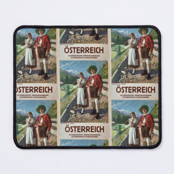 Item preview, Österreich Austria Vintage Travel Poster Alpen Tourism designed and sold by TeeARTHY.