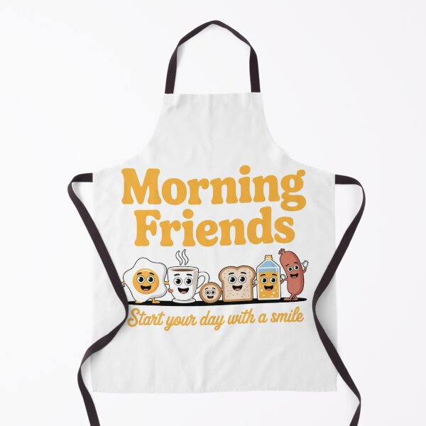 Item preview, Cheerful Breakfast Friends Cartoon for Morning Motivation designed and sold by chattsuede.