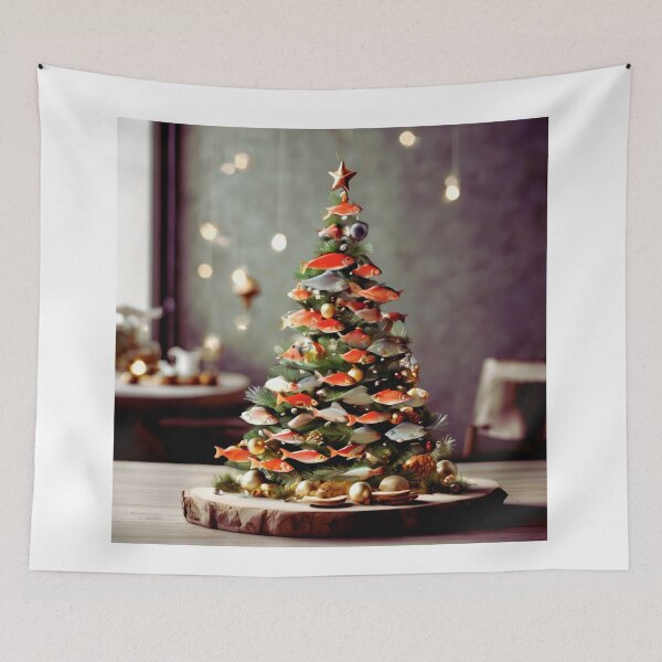 Item preview, Fish Christmas Tree for Gourmets. designed and sold by Zofia Sosnecka.