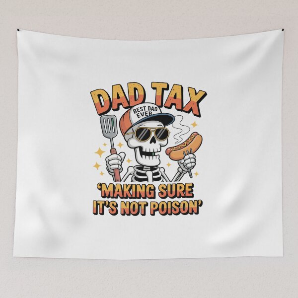 Item preview, Funny Skeleton Dad Grilling Gift Barbecue Humor for Dads designed and sold by chattsuede.
