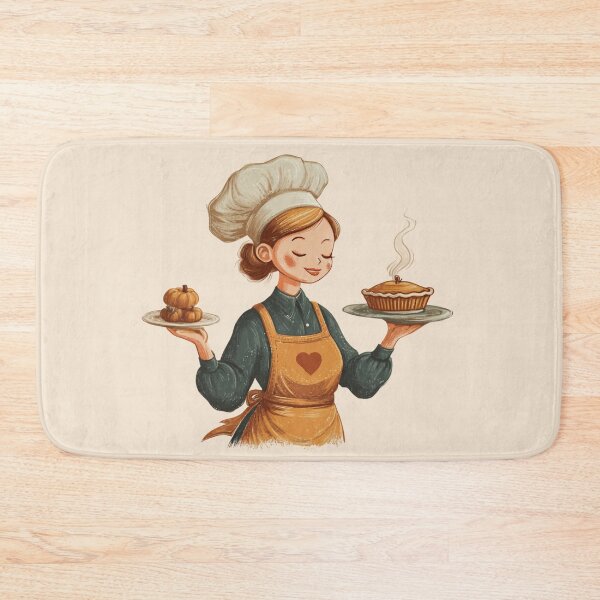 Item preview, Cook with pumpkin pie – Autumn Thanksgiving design designed and sold by Meiersbeste.
